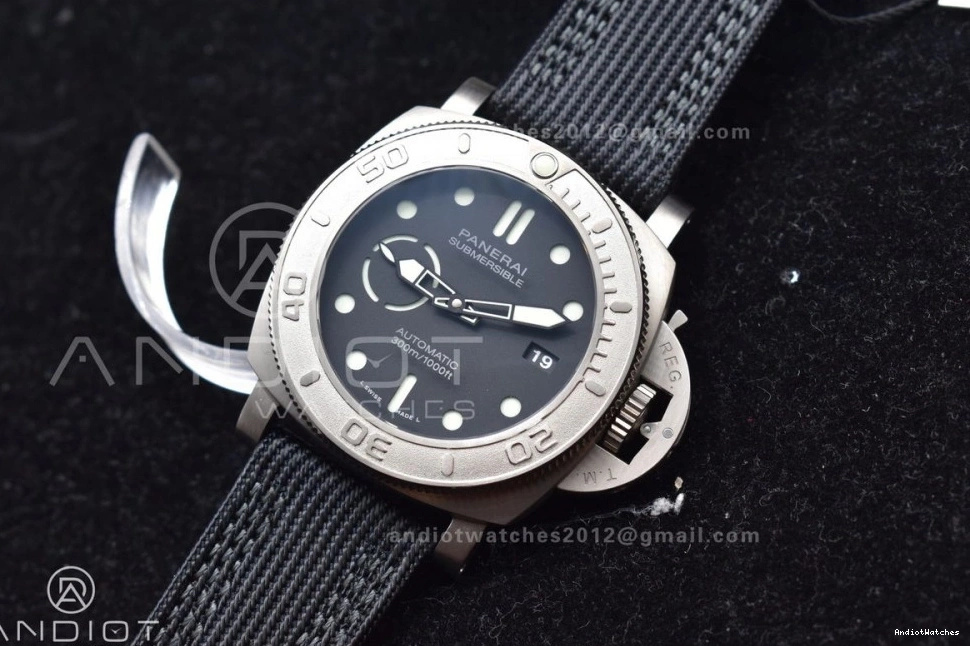 Edition VSF Nylon PAM984 Horn P.9010 Mike 996 FastDry Clone Black Submersible Best on 1:1 Strap Black Dial 0524